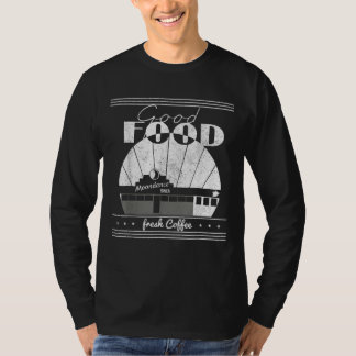 Camiseta Buena comida Moondances diner Café fresco Tendenci