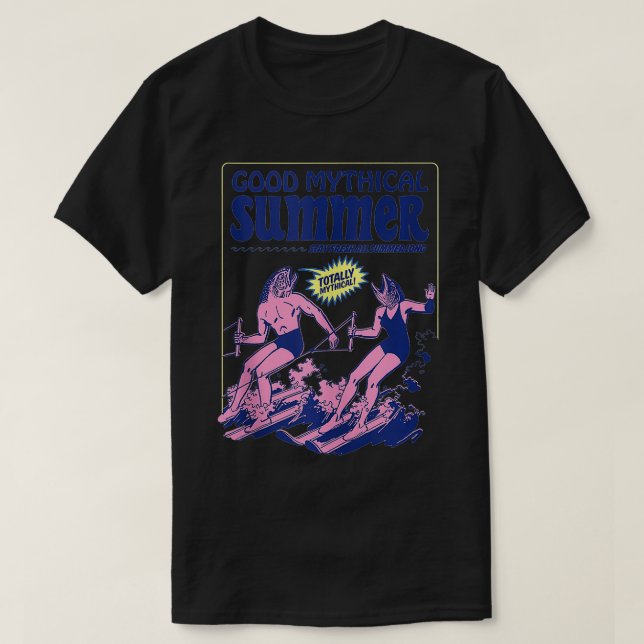 Camiseta Buena estancia mítica en verano fresca (Diseño del anverso)