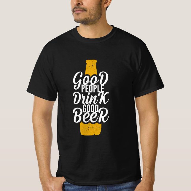 Camiseta Buena Gente Bebe Buena Cerveza (Anverso)