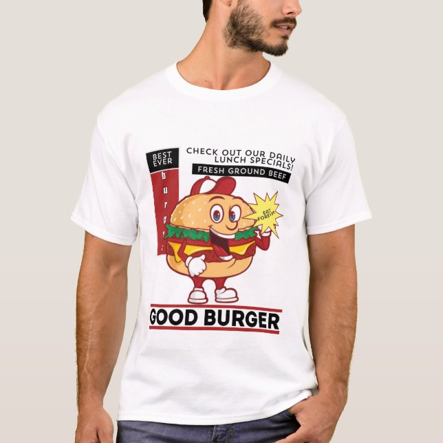 Camiseta Buena hamburguesa (Anverso)