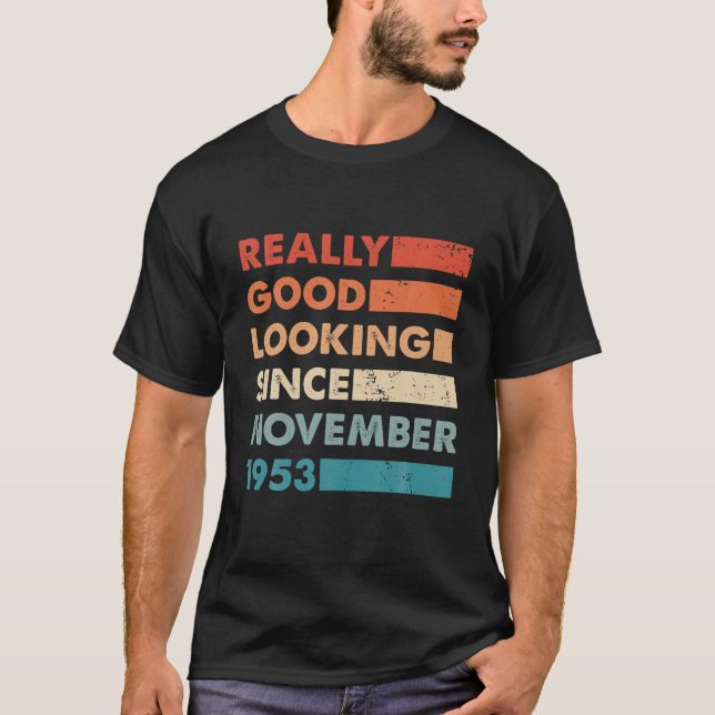 Camiseta Buena Mirada Desde Noviembre De 1953 Bir Retro Vin (Anverso)