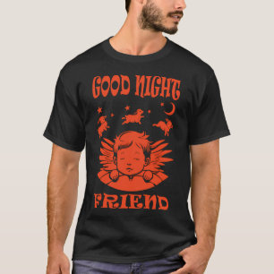 Camiseta Buena Noche Niño - Rojo Claro