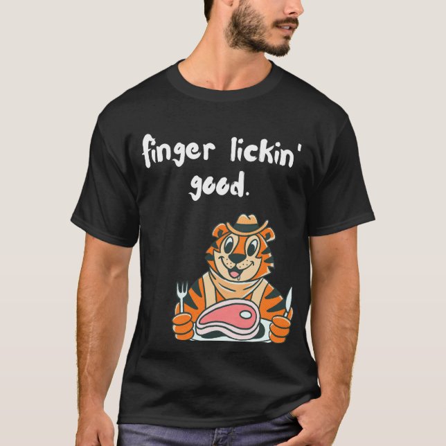 Camiseta buena para lamer el dedo (Anverso)