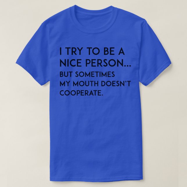 Camiseta Buena persona 2 (Diseño del anverso)