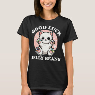 Camiseta Buena suerte Cat Jelly Beans