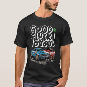 Camiseta Buena Suerte Para Ti Hombres Negros