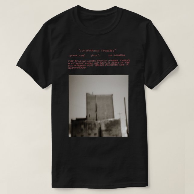 Camiseta Buena velocidad emperador negro Luciferian Towers  (Diseño del anverso)