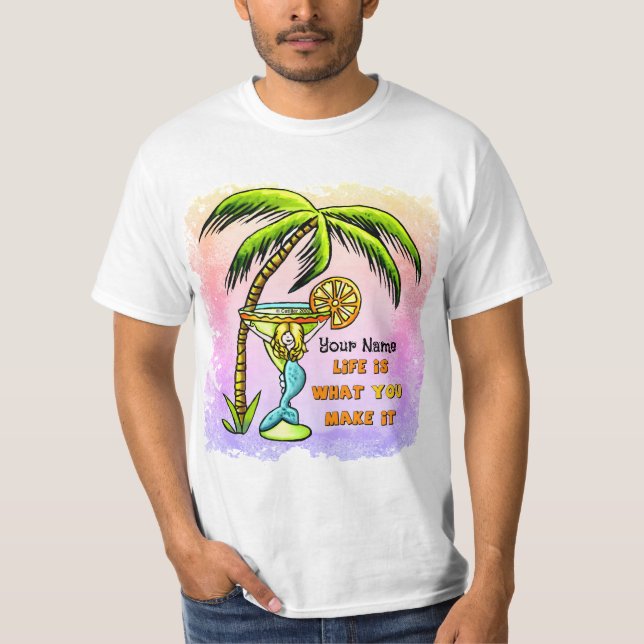 Camiseta Buena vida de la sirena (Anverso)
