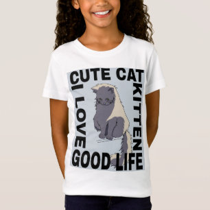 Camiseta Buena vida para un gato lindo