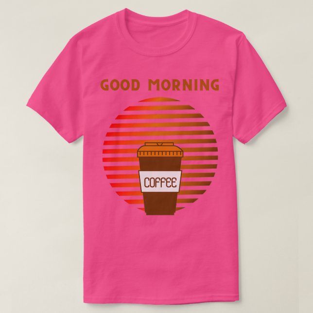 CAMISETA BUENAS MAÑANAS RÓTULO DE CAFÉ SUN (Diseño del anverso)