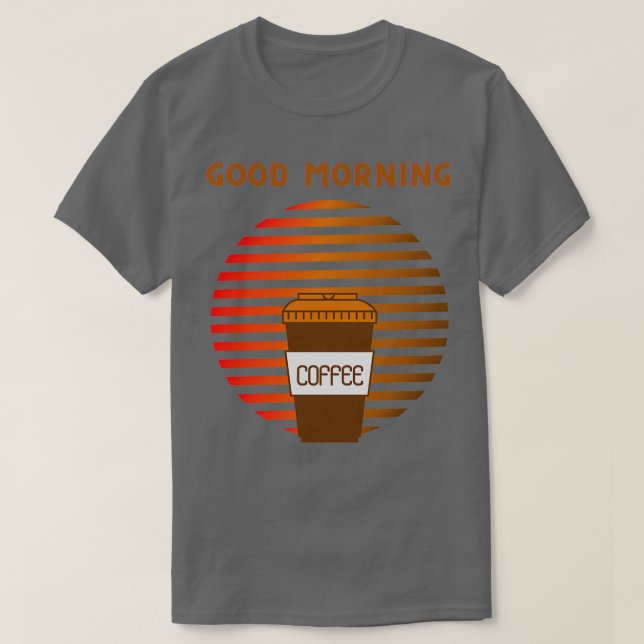 CAMISETA BUENAS MAÑANAS RÓTULO DE CAFÉ SUN 2 (Diseño del anverso)
