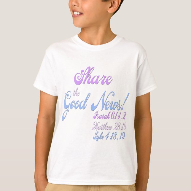 Camiseta Buenas noticias de los testigos de Jehová (Anverso)