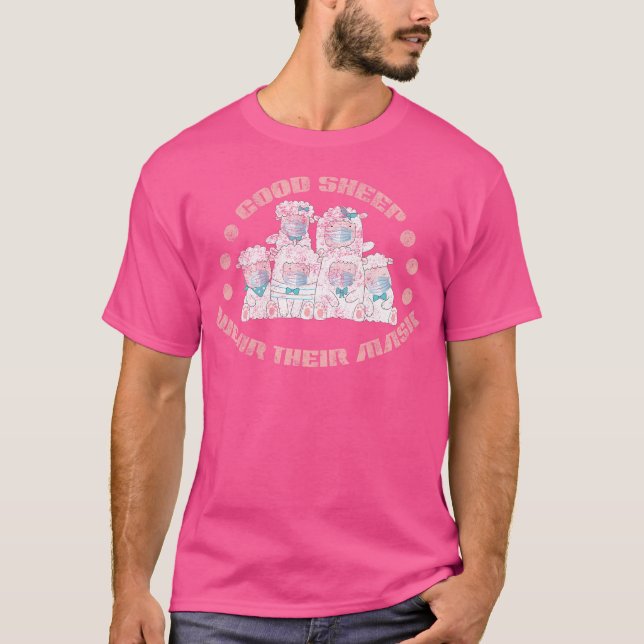Camiseta Buenas Ovejas Cuidadas Vestir Sus Ovejas De Granja (Anverso)
