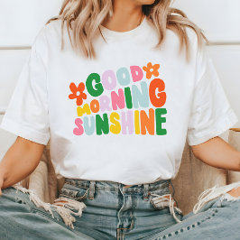 Camiseta Buenas tardes Sunshine Colorful Gráfico T-Shirt