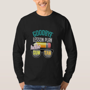 Camiseta Buenas vacaciones de verano en la escuela