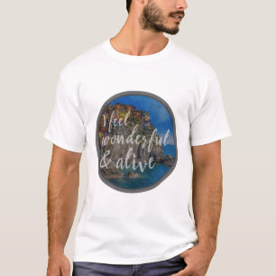 Camiseta buenas vibraciones citas motivacionales para el éx