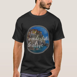 Camiseta buenas vibraciones citas motivacionales para el éx