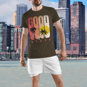 Camiseta Buenas vibraciones de California, fiestas de enamo