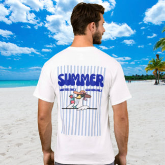 Camiseta Buenas Vibraciones de Verano Sólo Arte de Raya de