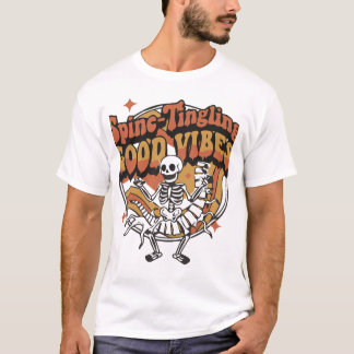 Camiseta Buenas Vibraciones que te Ponen la Carne de Gallin