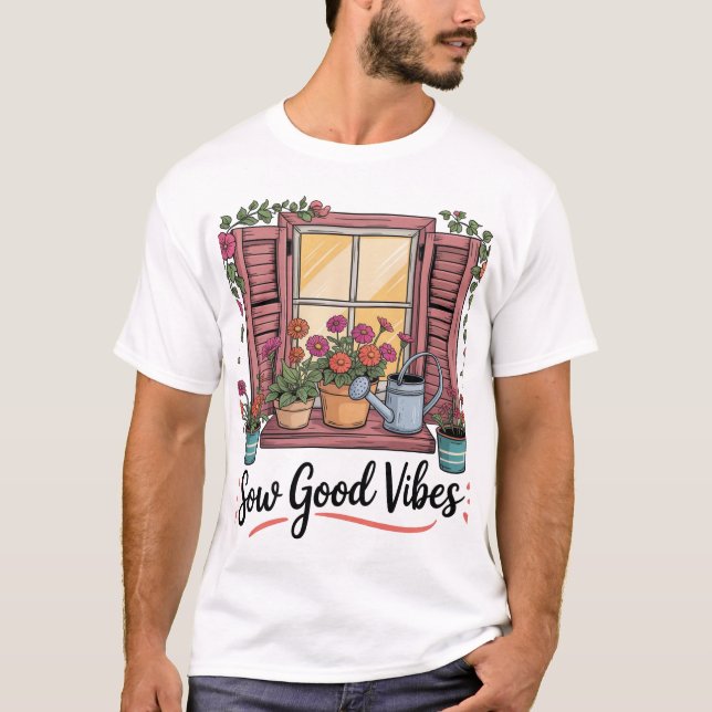 Camiseta buenas vibras (Anverso)