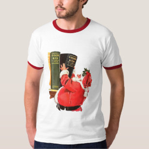 Camiseta Buenas Y Malas Listas Navidades Arte Vector Divert