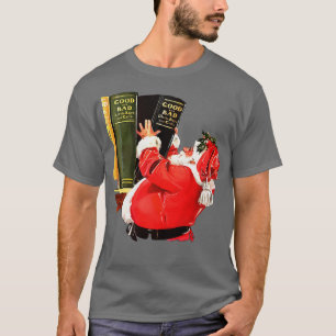 Camiseta Buenas Y Malas Listas Navidades Arte Vector Divert