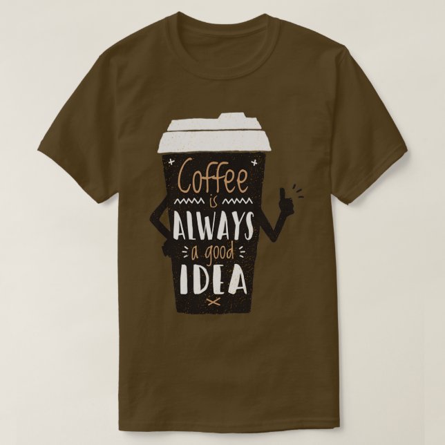 CAMISETA BUENO CAFÉ IDEA (Diseño del anverso)