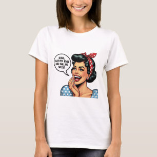Camiseta Bueno, Golpea Mi Rodilla – Chica Sarcástica