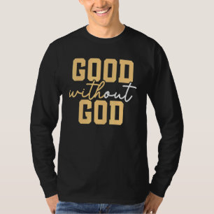 Camiseta Bueno Sin Dios Antirreligión Agnóstico Blackcraft