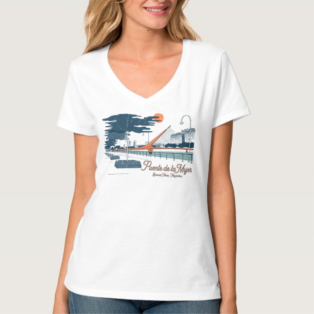 Camiseta Buenos Aires, Argentina Architecture travel city T (Anverso)