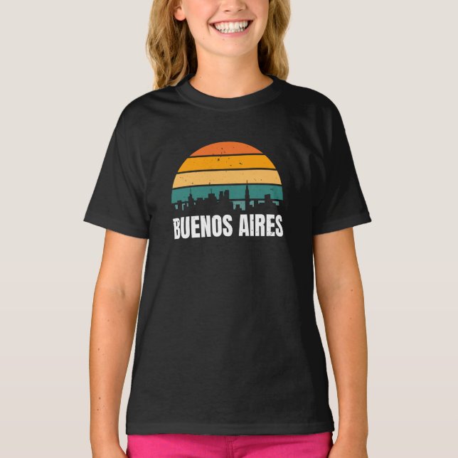 Camiseta Buenos Aires Retro  (Anverso)