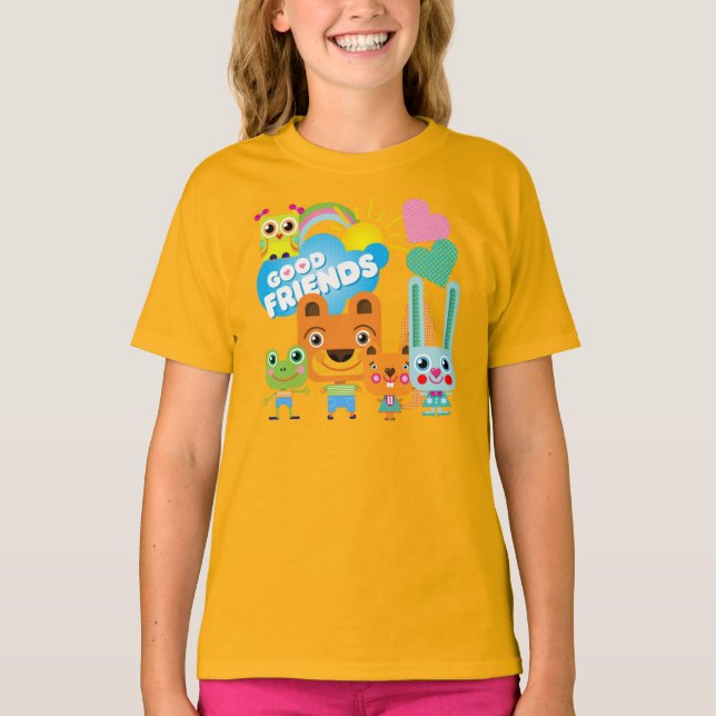 Camiseta Buenos amigos de los animales (Anverso)
