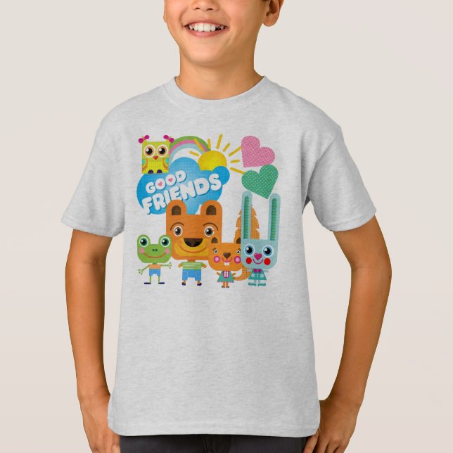Camiseta Buenos amigos de los animales (Anverso)