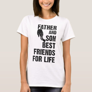 Camiseta Buenos amigos de padre e hijo para la vida de los 