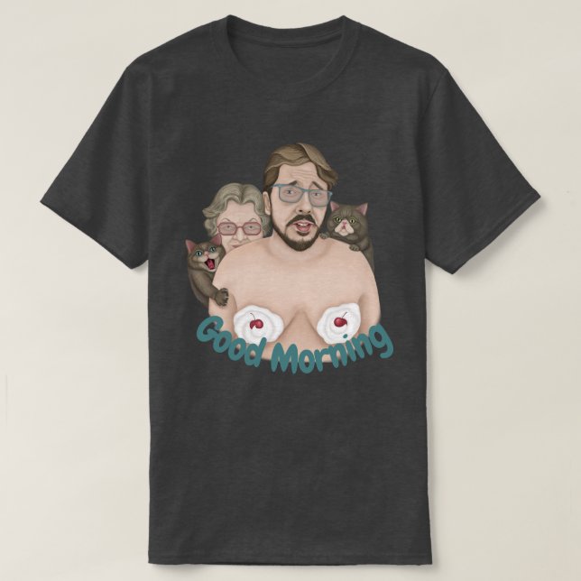 Camiseta Buenos días (Diseño del anverso)