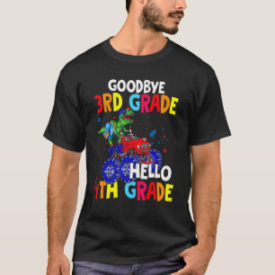 Camiseta Buenos días, 3° Grado, 4° Grado, Rex Riding Monst