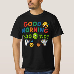 Camiseta Buenos Días 67 Seis Siete Alarma Regalo Divertido 