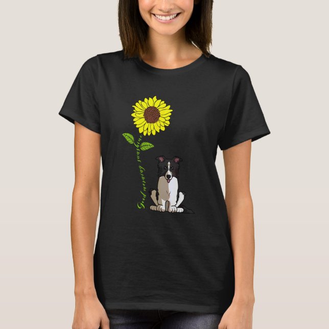 Camiseta Buenos Días Amor de Sol Mi Perro Border Collie (Anverso)