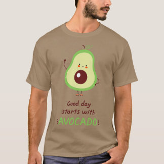 Camiseta Buenos días comienza con el maravilloso diseño de 