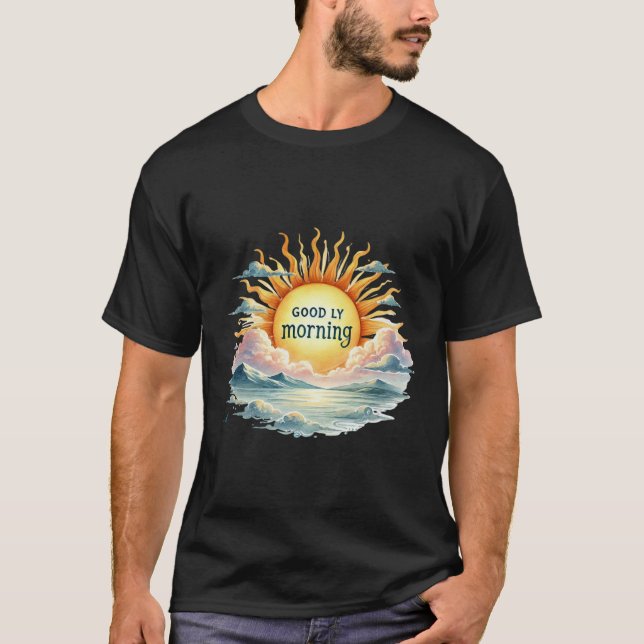 Camiseta buenos días con sol (Anverso)