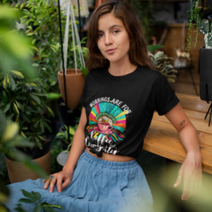 Camiseta Buenos días Creatividad Café Colores vibrantes Caf