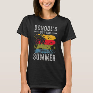 Camiseta Buenos días escuela Hola verano Retro 70 Escuela f