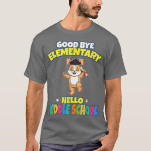 Camiseta Buenos días Graduación de la Escuela Primaria Hola