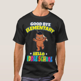 Camiseta Buenos días Graduación de la Escuela Primaria Hola