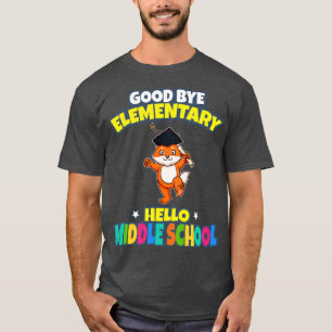 Camiseta Buenos días Graduación de la Escuela Primaria Hola