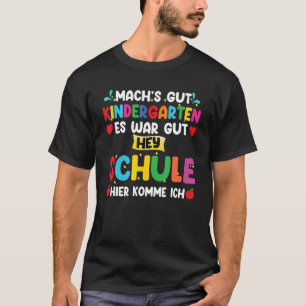 Camiseta Buenos días kindergarten Fue lindo Hey colegio est