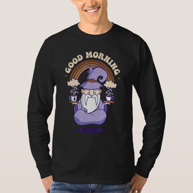 Camiseta Buenos días, mi asistente de energía mágica de apr (Anverso)