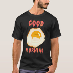 Camiseta Buenos Días Mi Desayuno Alimentos Bacon Y Huevo