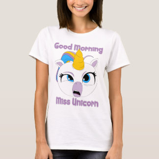 Camiseta Buenos días Miss Unicorn | divertida Unicornio
